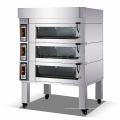 3 deck 3 tray professional electric control bakery bread commercial oven for pastry piza oven electric oven for cakes